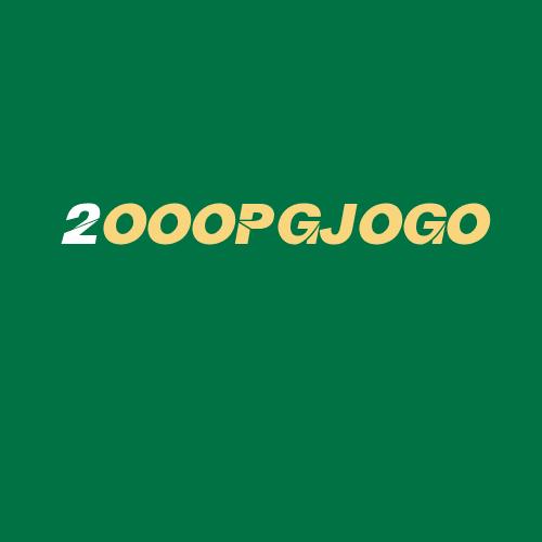 Logo da 2OOOPGJOGO