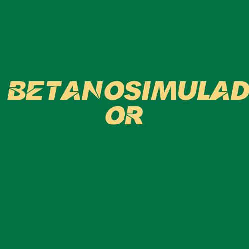 Logo da BETANOSIMULADOR